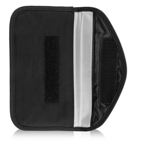 Signaali blokeeriv varjestusega kott autovõtmetele, telefonidele ja panga viipekaartidele (smart key, kessy), must - Image 2