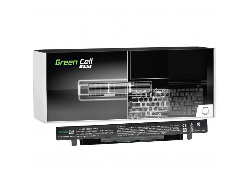 PRO Asus A550 A41-X550 14,4V 2,6Ah aku